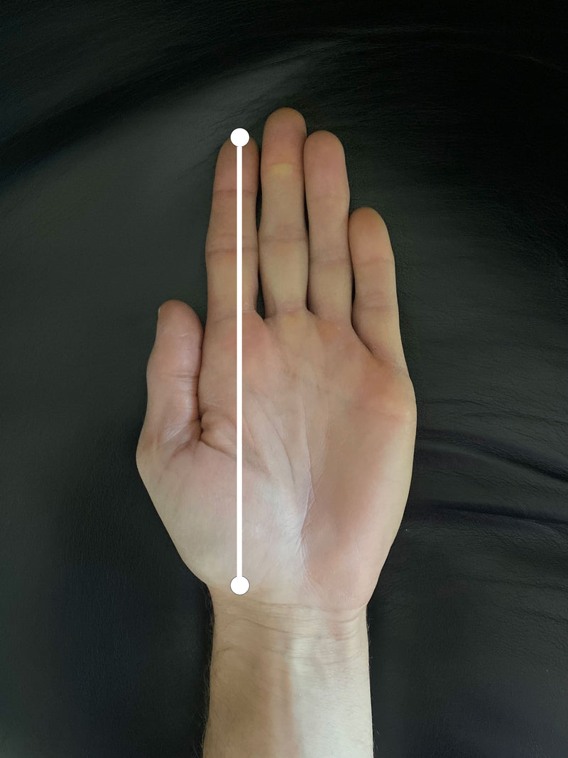 Talon Ball Grip sizing measurement guide